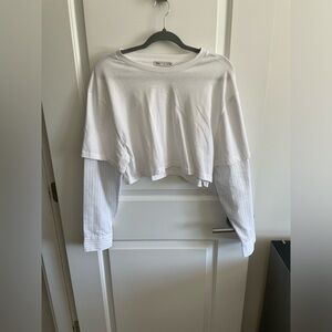 NWT Zara combination crop top